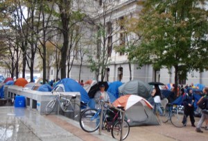 tent city at occupy philly